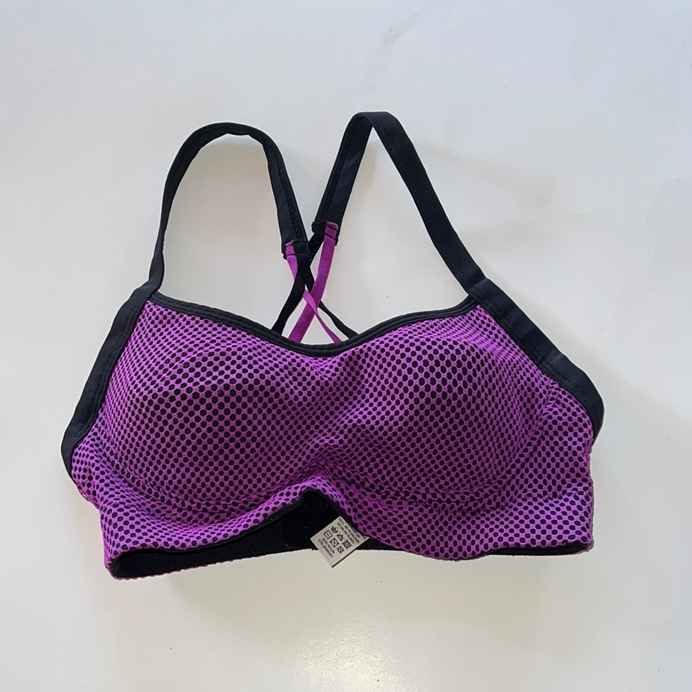 Spy purple sports bra